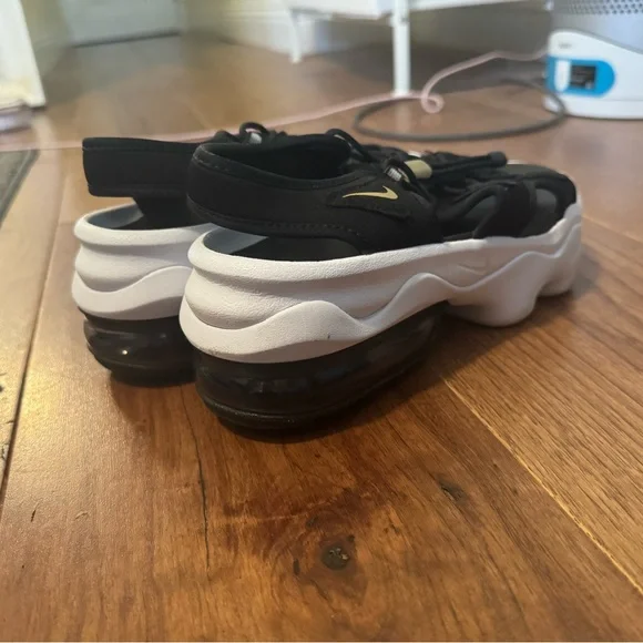 Nike Air Force Koko Black and White Sporty Sandals - Picture 2 of 8